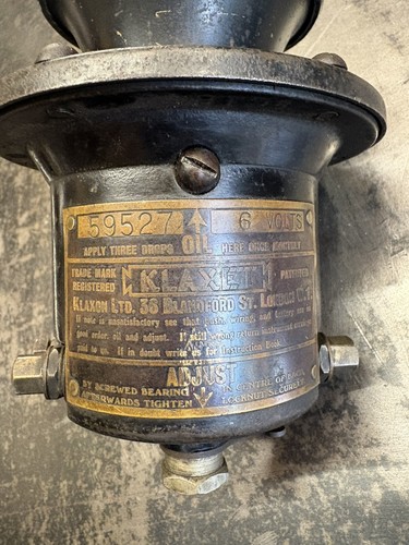 Klaxon klaxet brough - klaxon,,