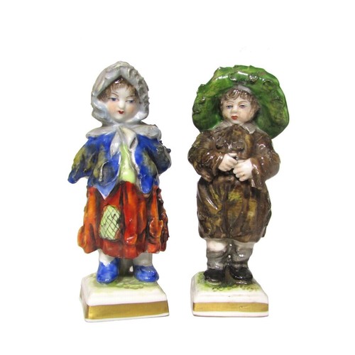 Pair german porcelain - pair,