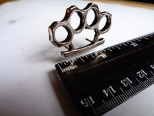 Metal Brass Knuckles Pin