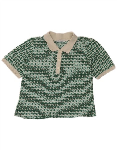 Zara womens crop polo - womens, neck