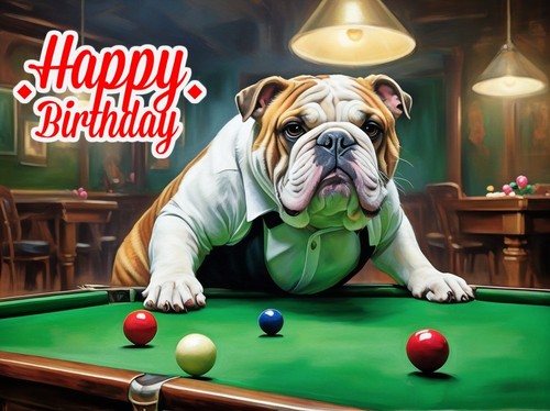 Happy birthday greeting - happy, card