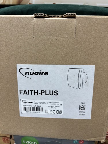 Nuaire faith plus - nuaire,
