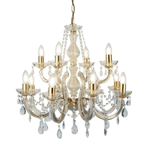 Lights polished brass - 12,