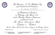 Invitation card england v - invitation,