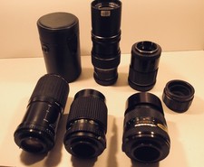 Collection of 6 "M42" Screw fit lenses inc. JUPITER 135mm f4 !!!