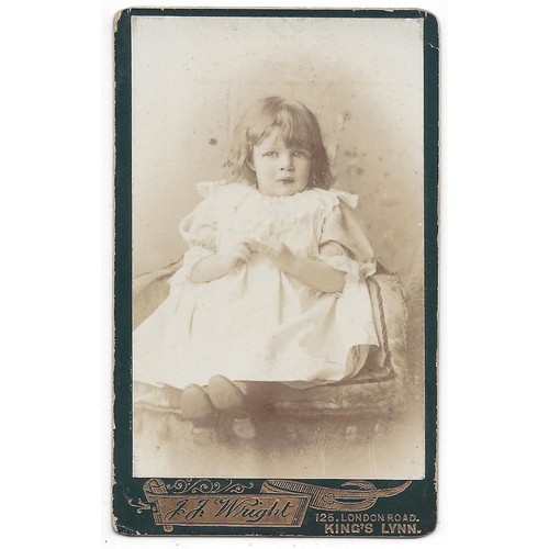 Cdv victorian child carte - cdv,