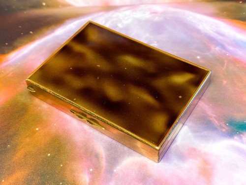Rectangular gold and tortoise