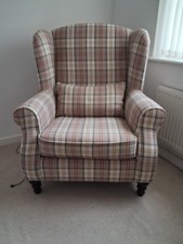 winged backed fireside chair