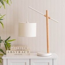 Wooden Arched Table Lamp