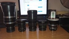 collection of 5 Russian lenses