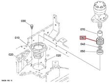 6919117140 Swivel Gear Fits Kubota "K008 & U10" Series (Special Order)