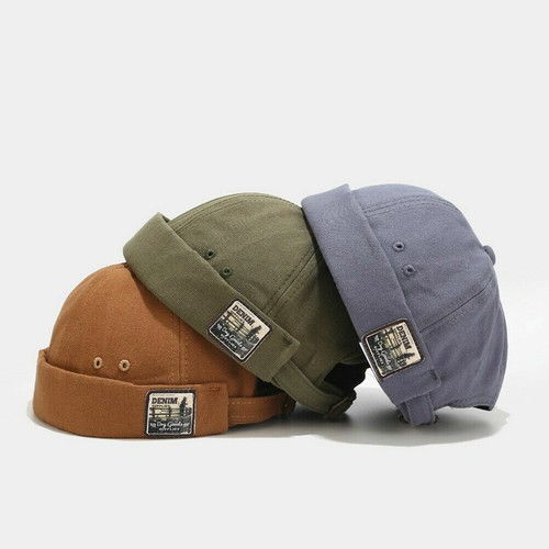 Mens retro docker cap brimless - mens,