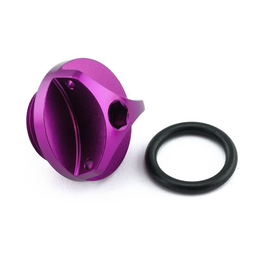 Aluminium oil filler cap - aluminium,