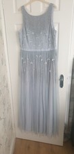 jenny packham no1 maxi dress light blue size 16