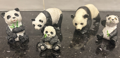 Set panda ornament - 5,