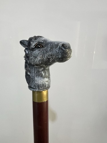 Horse head walking stick - head,