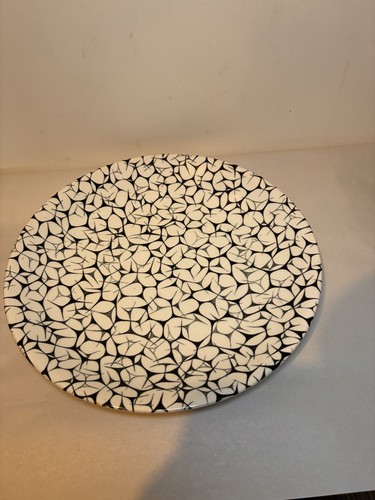 Empire porcelain plate - plate, black