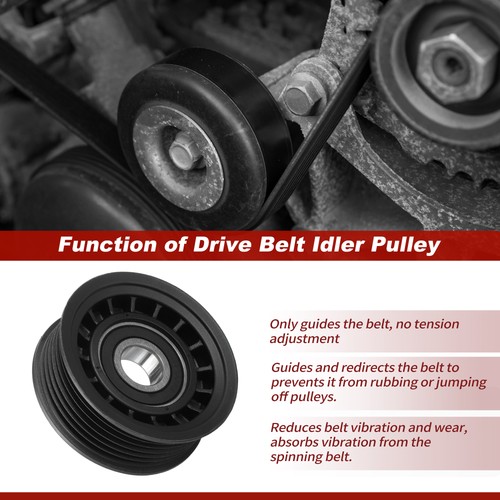 Accessory drive belt - belt, idler