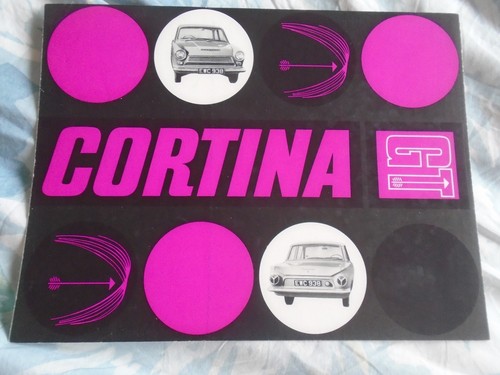 Ford cortina brochure mar - cortina, gt
