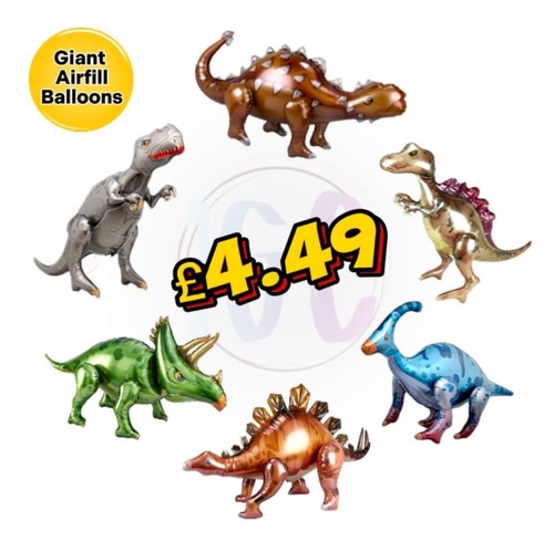 Giant dinosaur balloons - giant,