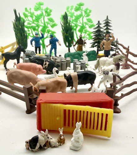 Vintage farm animals - animals, figures