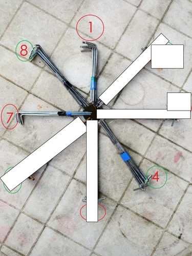 Used tent pegs - (sold, in