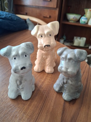Sylvac style terrier trio - style,