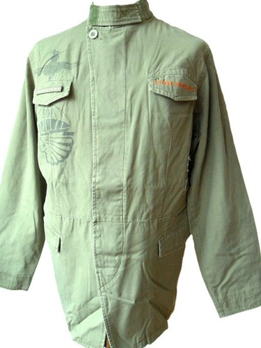 Army jacket mandarin - , collar