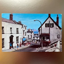 postcard vtg street scene