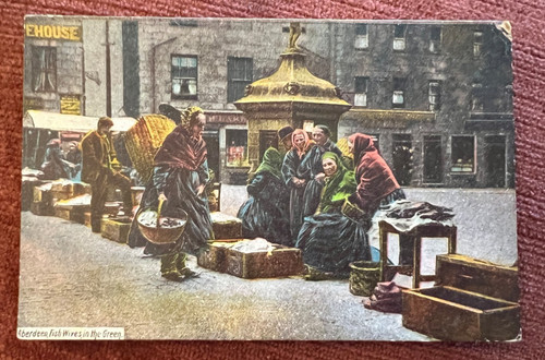 Antique postcard aberdeen - antique,