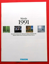 1991 MAZDA RANGE Sales Brochure - MX5 RX7 323F 626 Coupe B1800 E2000