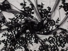 Naomi Beaded Lace Fabric 130cm