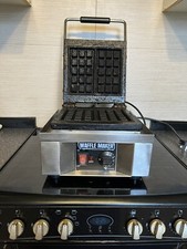 JM Posner Waffle Maker Hot Food Commercial Catering Cafe Restaurant Cast Iron