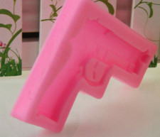 NEW Gun Pistol Silicone Cake