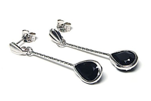 9ct white gold sapphire - white,