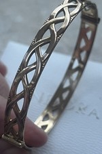 9CT Yellow Rolled Gold  Bangle