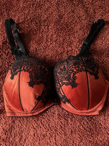 Bra 34d vivid orange black - 34d,