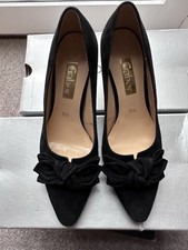 Gabor Grange Black Suede Court