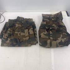 Solognac Camo Jacket & Trousers Waterproof Fishing Hunting Kit Novadry XXXL