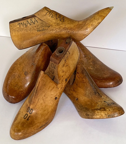 Lot wood cobbler shoe form - 5,