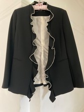 ZARA Blazer Black with Cream