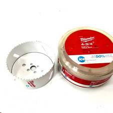 Milwaukee hole saw bi metal 121mm ice hardened