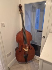  Double bass 3/4 complete with kk pick up, gig bag