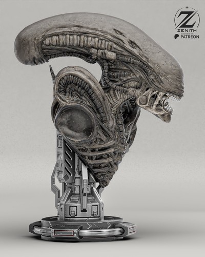 Xenomorph alien bust - alien,