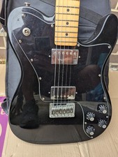 Squier Vintage Modified Telecaster Custom HH Guitar - Black + Gigbag - Offers