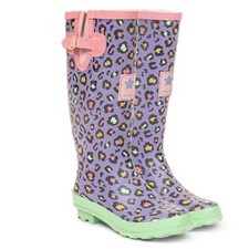 Womens Wellies Wellington Boots Waterproof Rain Festival Wide Calf Winter Boots 