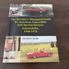 Illustrated Guide To American Convertible &Special Interest Automobiles Car Book