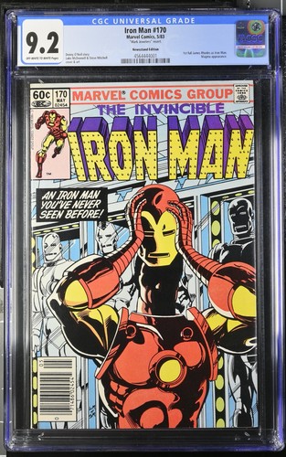 Iron man 170 - cgc, 9.2