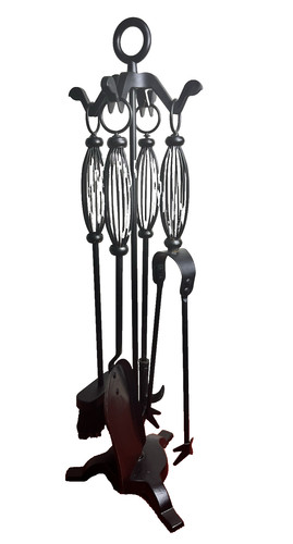 Cast iron fireplace - iron,