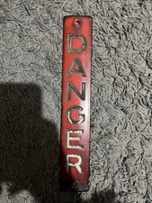 Danger Enamel Sign Vintage
